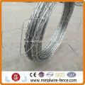 Razor wire road barrier